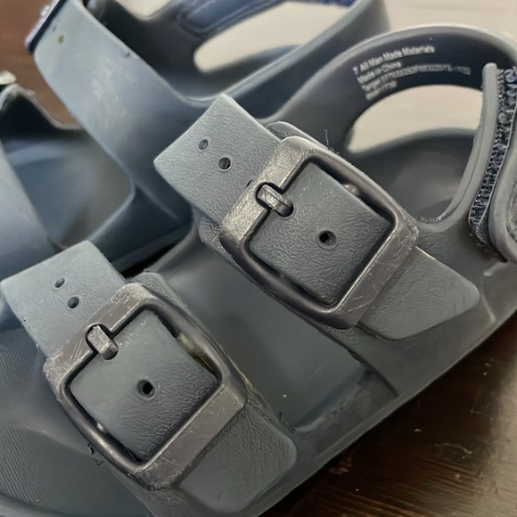 Cat & Jack Target Toddler Boy / Kids Sandals In Gray Blue, Size Toddler 7/8 - Picture 3 of 6